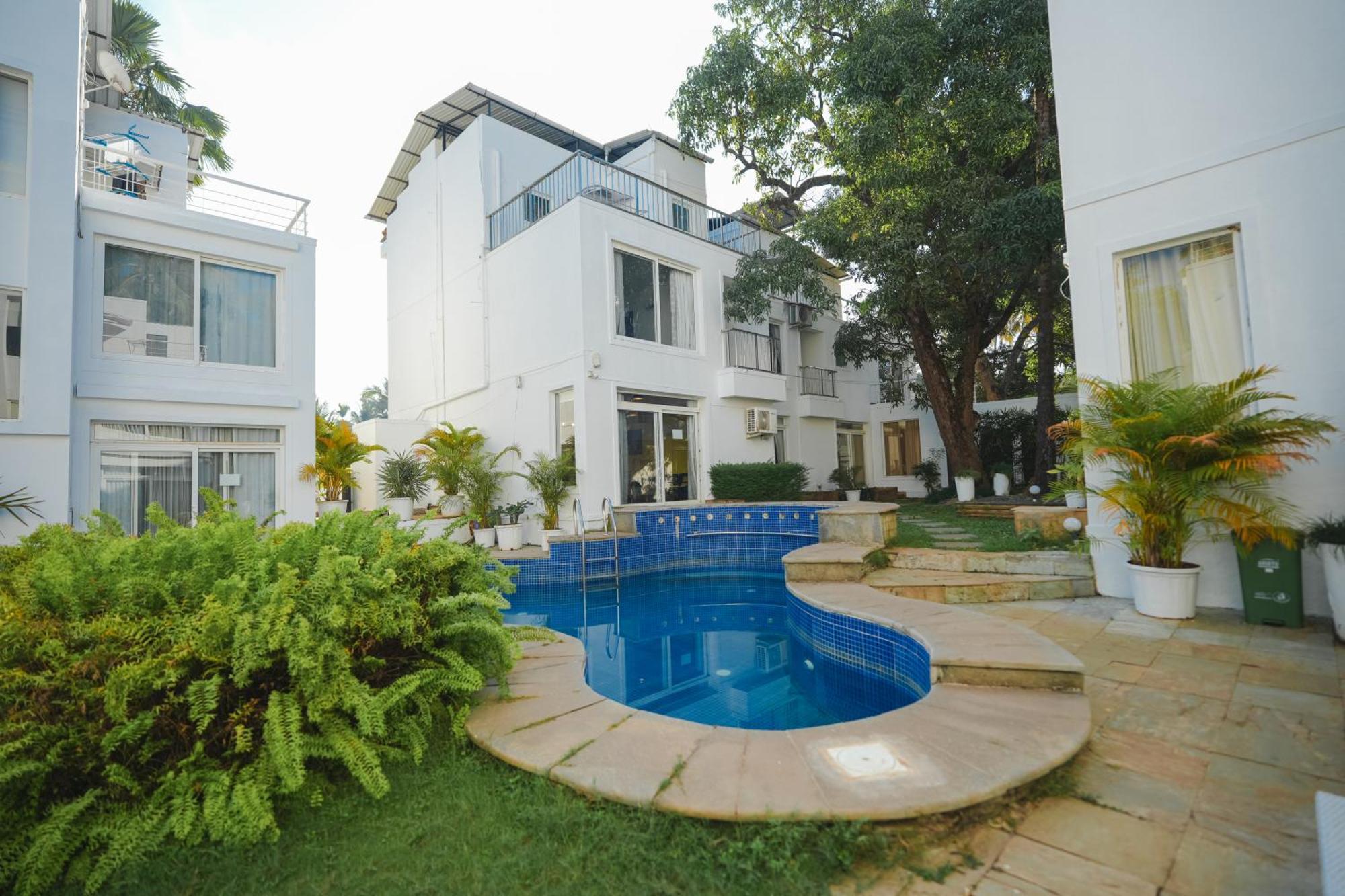 Villa M - Jia 3- 3Bhk In Candolim, Pool Facing, Near Beach, Breakfast Included Eksteriør bilde