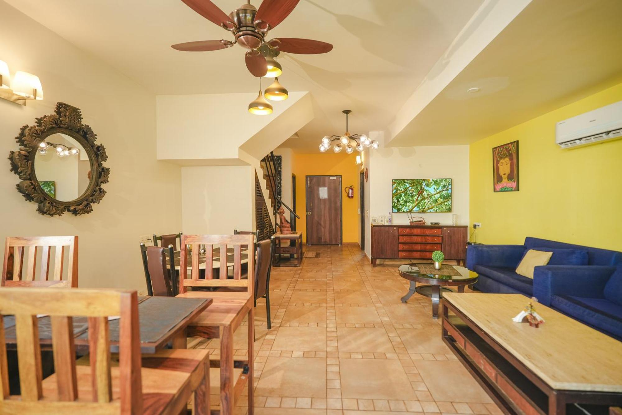 Villa M - Jia 3- 3Bhk In Candolim, Pool Facing, Near Beach, Breakfast Included Eksteriør bilde