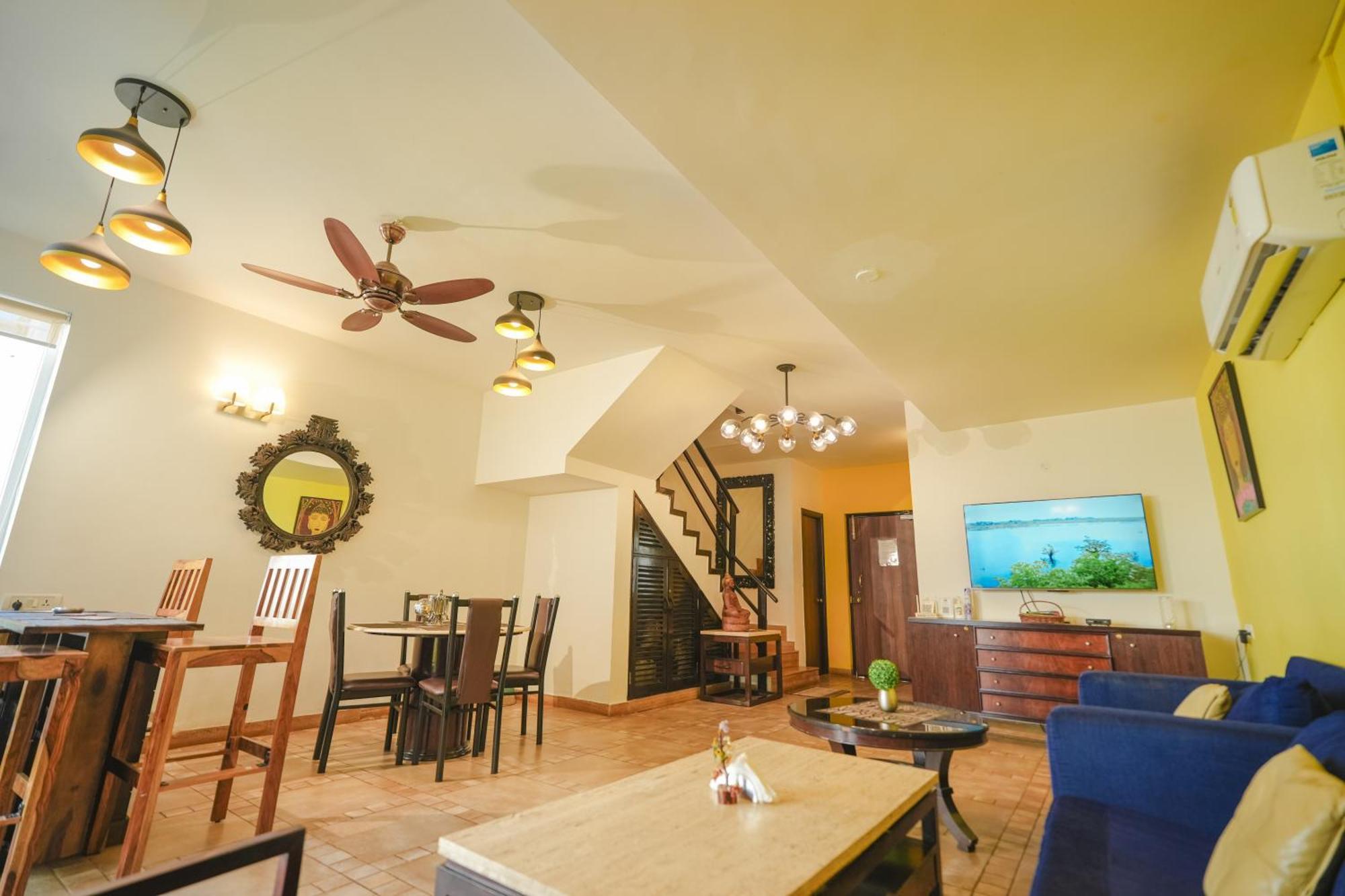 Villa M - Jia 3- 3Bhk In Candolim, Pool Facing, Near Beach, Breakfast Included Eksteriør bilde
